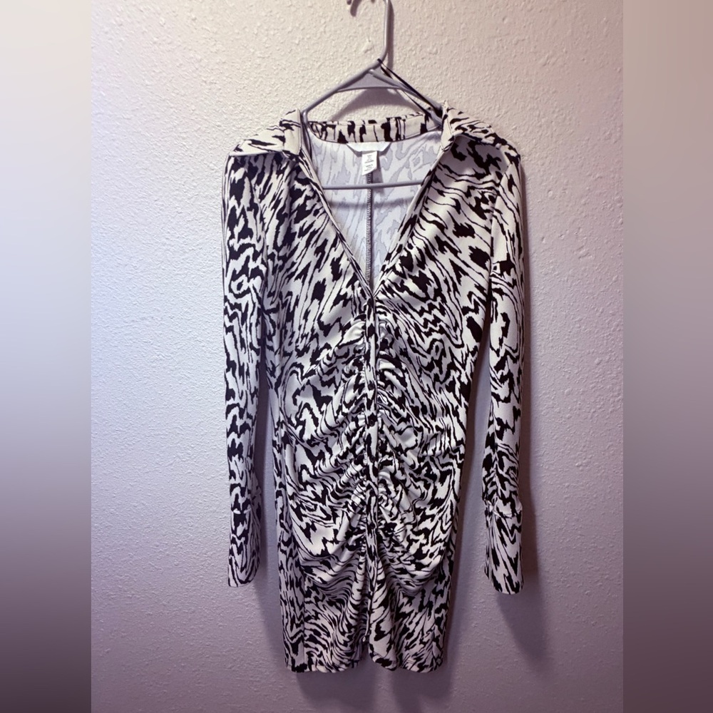 Classy Stunning Zebra Patterned Dress